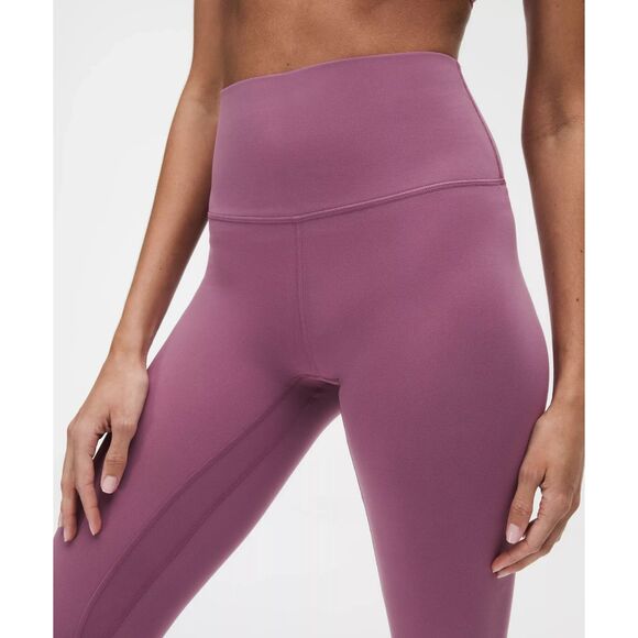 Lululemon Size 2 Base Pace High Rise Tight 27" Vintage Plum Purple/Mauve Legging - Picture 10 of 10